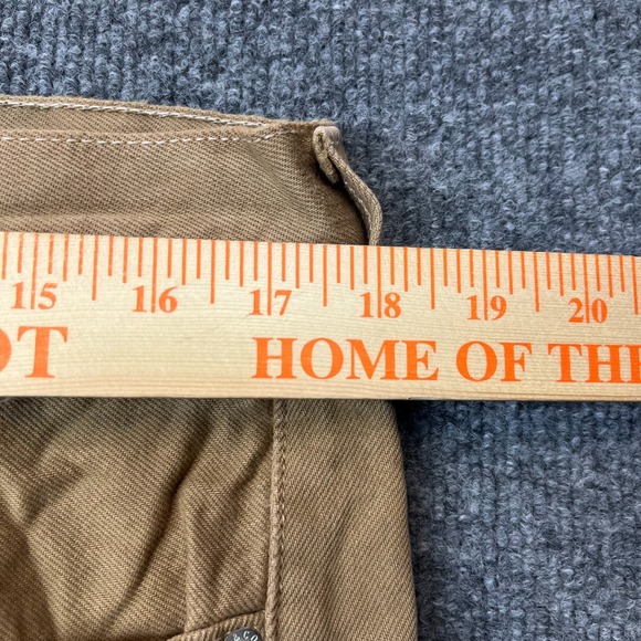 Levi's 501 Original Fit Straight Jeans Men's Tan Camel Denim Button Fly - 36X33 - Picture 3 of 12